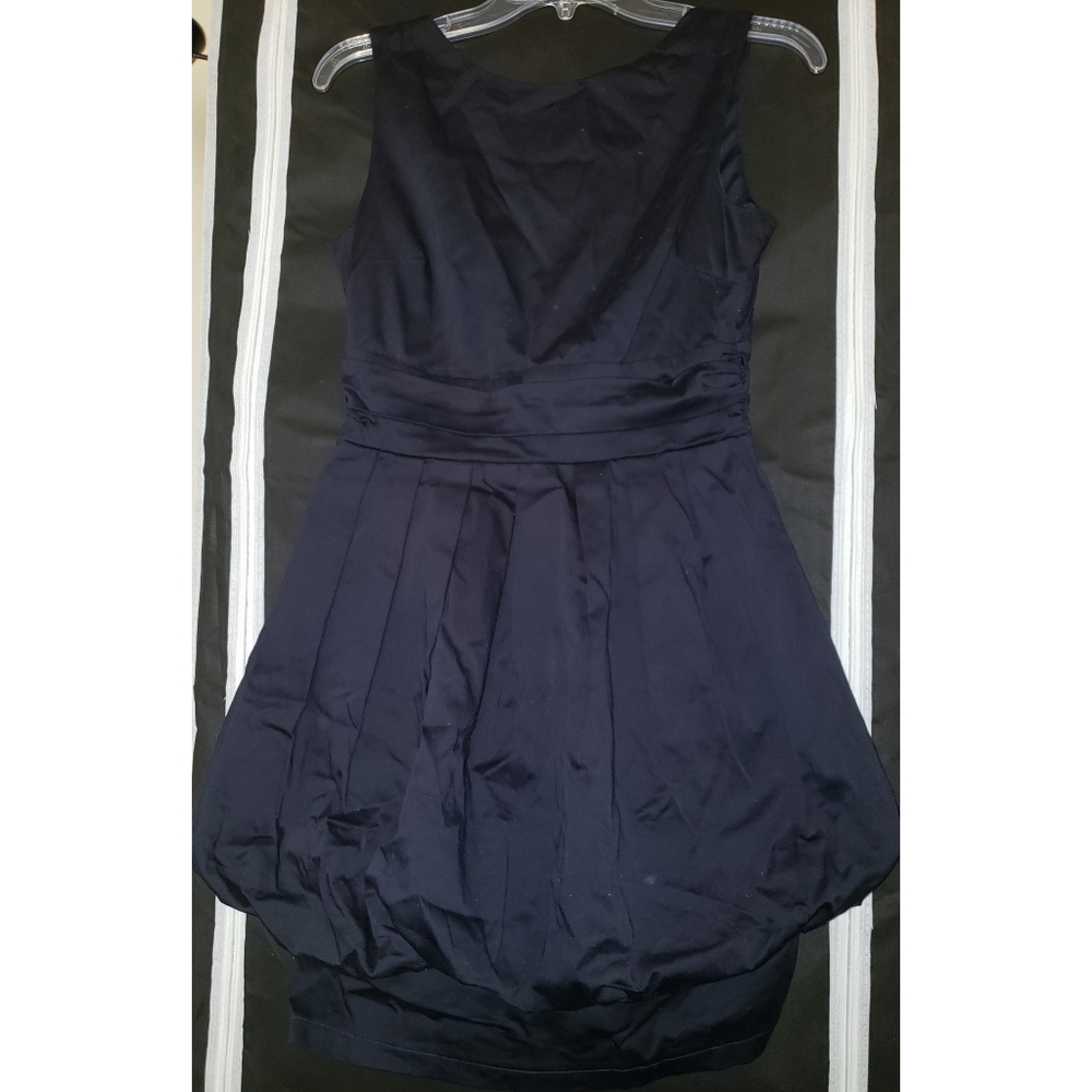 ASOS navy sleeveless bubble dress